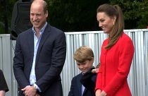 DUKE AND DUCHESS OF CAMBRIDGE VISIT PERFORMERS AND CREW AT CARDIFF CASTLE