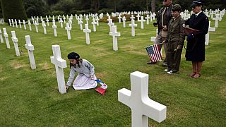 El Cementerio Americano cerca de 'Omaha Beach', Normandía, Francia 5/6/2022