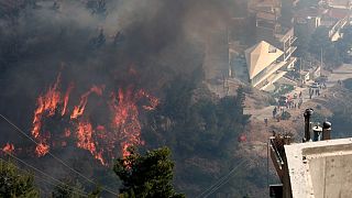 آتش سوزی در یونان
