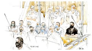 صورة لمحاكمة المتهمين في هجمات الـ 13 نوفمبر-تشرين الثاني باريس 2015