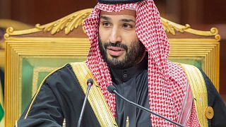 ولي العهد السعودي الأمير محمد بن سلمان يتحدث خلال قمة مجلس التعاون الخليجي في الرياض، المملكة العربية السعودية