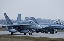 Kanada'ya ait CF-188 Hornet savaş jeti