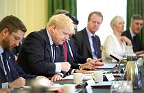 El ahora cuestionado primer ministro británico Boris Johnson