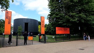Der 21. Pavillons der Serpentine Galleries in London "Black Chapel"
