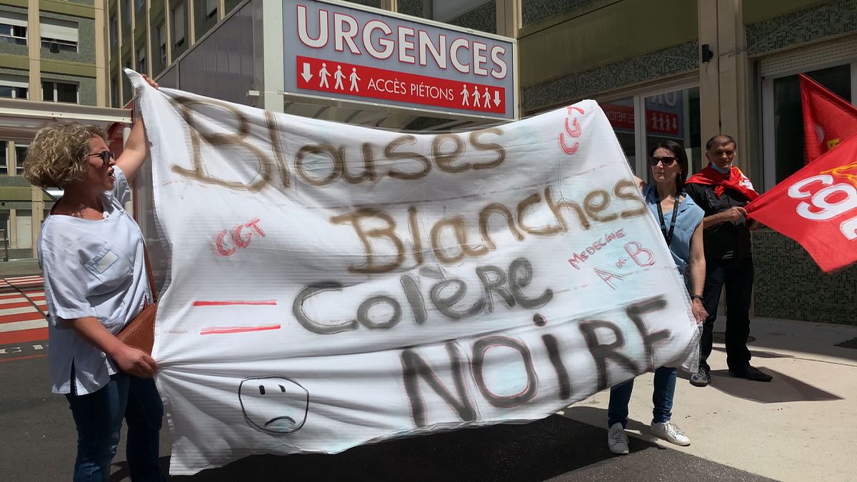Manifestation nationale pour la défense des services d'urgence en France