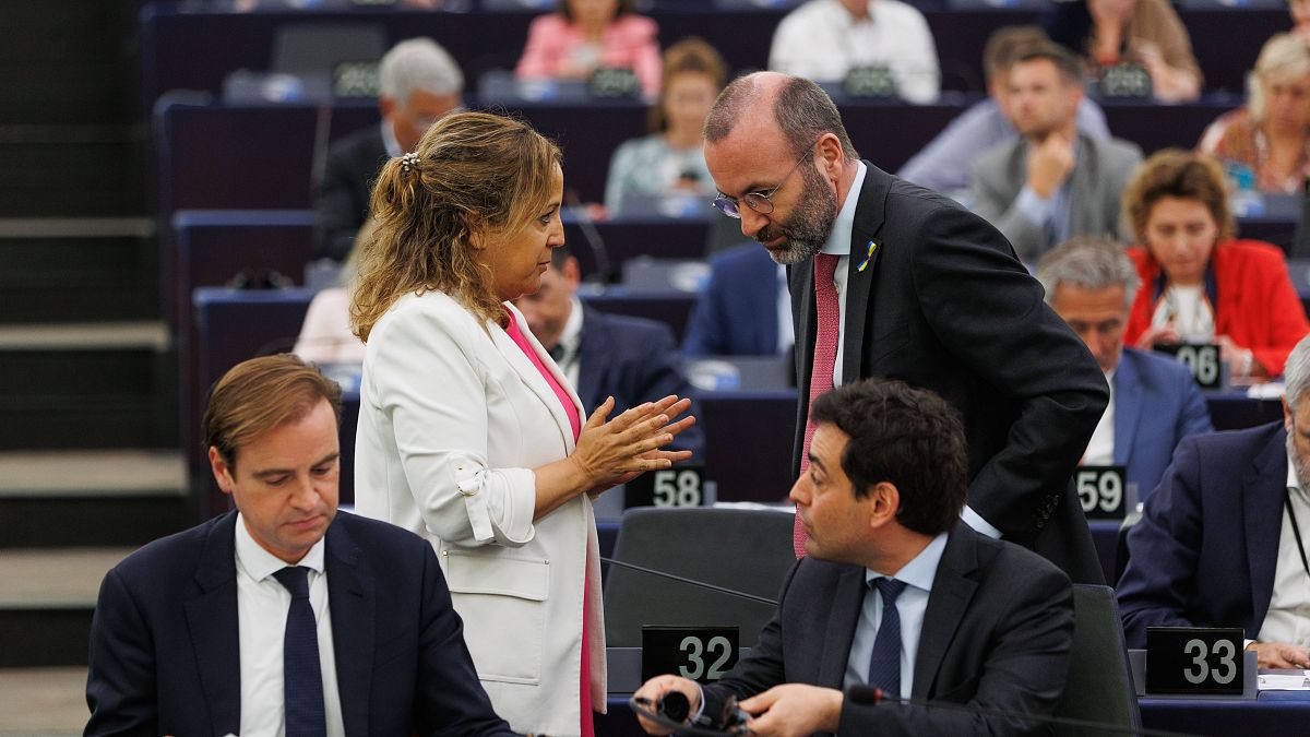 Евродепутаты на дебатах в Страсбурге