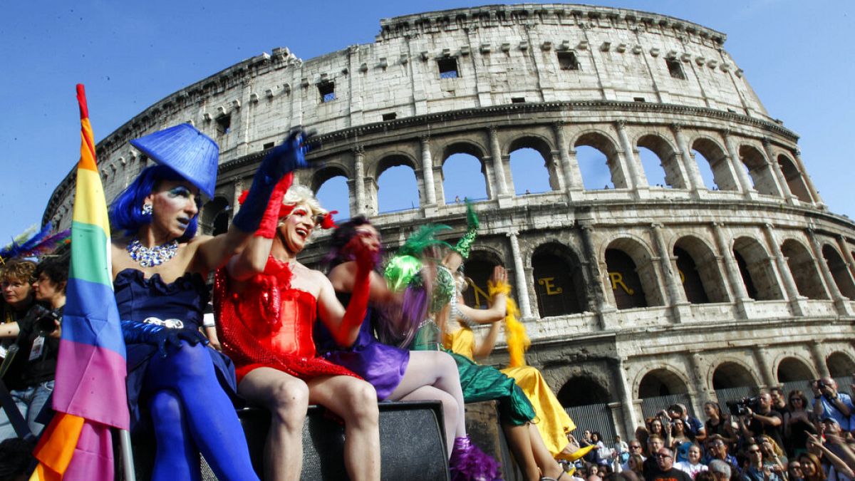 Festivités de l'Europride à Rome en 2011.