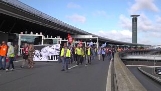 Huelga en el aeropuerto de París Charles De Gaulle