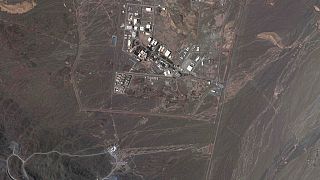 Imagem de satélite da central de Natanz, Irão