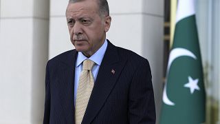 الرئيس التركي رجب طيب أردوغان في حفل أنقرة، تركيا