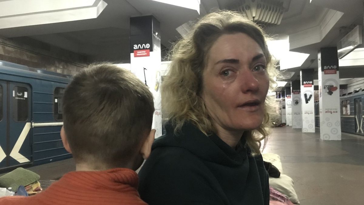Iryna spent three months in a Kharkiv metro station, sheltering from Russian bombs