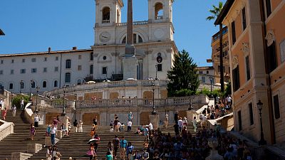 Rome's Spanish Steps are always packed full of tourists Rome's Spanish Steps are always packed full of tourists