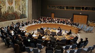استمرّ الانقسام بين أعضاء مجلس الأمن الدولي الإثنين بشأن تمديد الإعفاء من حظر السفر الذي كان بعض من مسؤولي حركة طالبان الأفغانية، 23 أغسطس 2022.