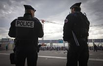 Полиция у "Стад де Франс"