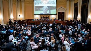 Audience, le 9 juin 2022 à Washington, de la commission d'enquête parlementaire sur l'assaut du Capitole le 6 janvier 2021