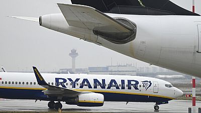 Aviones de la compañía de bajo coste, Ryanair. 