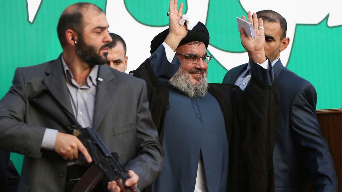 سید حسن نصرالله رهبر حزب الله لبنان