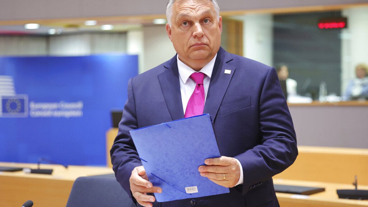 Orbán Viktor a május 30-i rendkívüli uniós csúcson 
