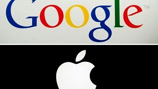 Google ve Apple logoları