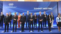 Совместная фотография участников саммита Процесса сотрудничества в Юго-Восточной Европе, 10 июня 2022