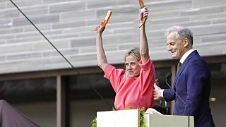 Inauguration du nouveau musée national d'Oslo, Norvège, samedi 10 juin 2022