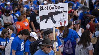 "Sangue sulle vostre mani". (Parkland, Florida. 11.6.2022).