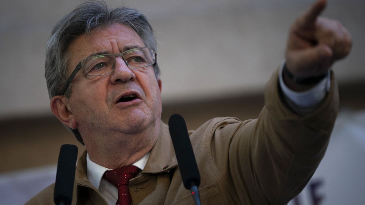 Der französische Linksextremistenführer Jean-Luc Mélenchon