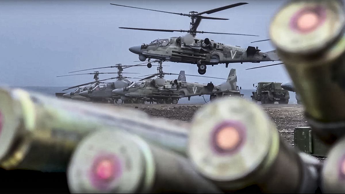 مروحيات روسية "أكا-52" في أوكرانيا. 2022/05/28