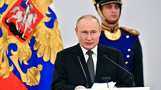 Wladimir Putin am Russland-Tag - am 12. Juni 2022