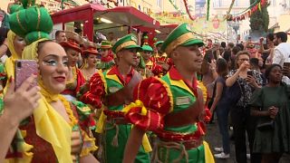 مهرجان كافالادا في مدينة ماتيوس ليم، جنوب شرق ولاية ميناس جيرايس بالبرازيل