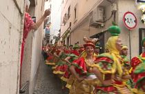 Desfile en honor a San Antonio por las rúas de Lisboa