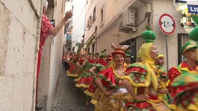 Desfile en honor a San Antonio por las rúas de Lisboa