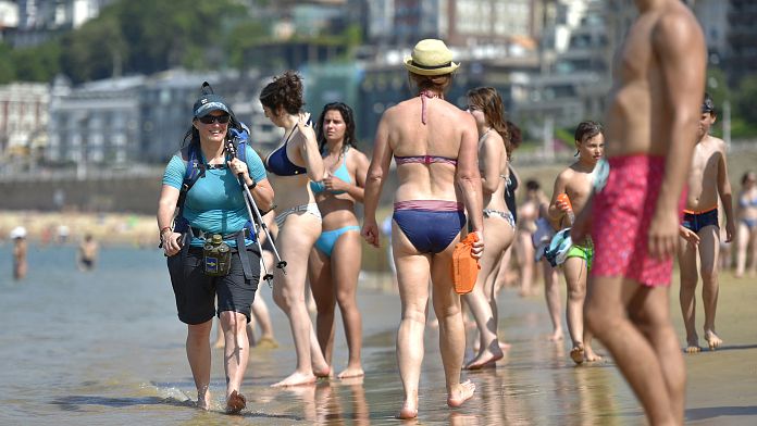 Spain is hit by the hottest pre-summer heatwave for 20 years as temperatures climb to 43 C