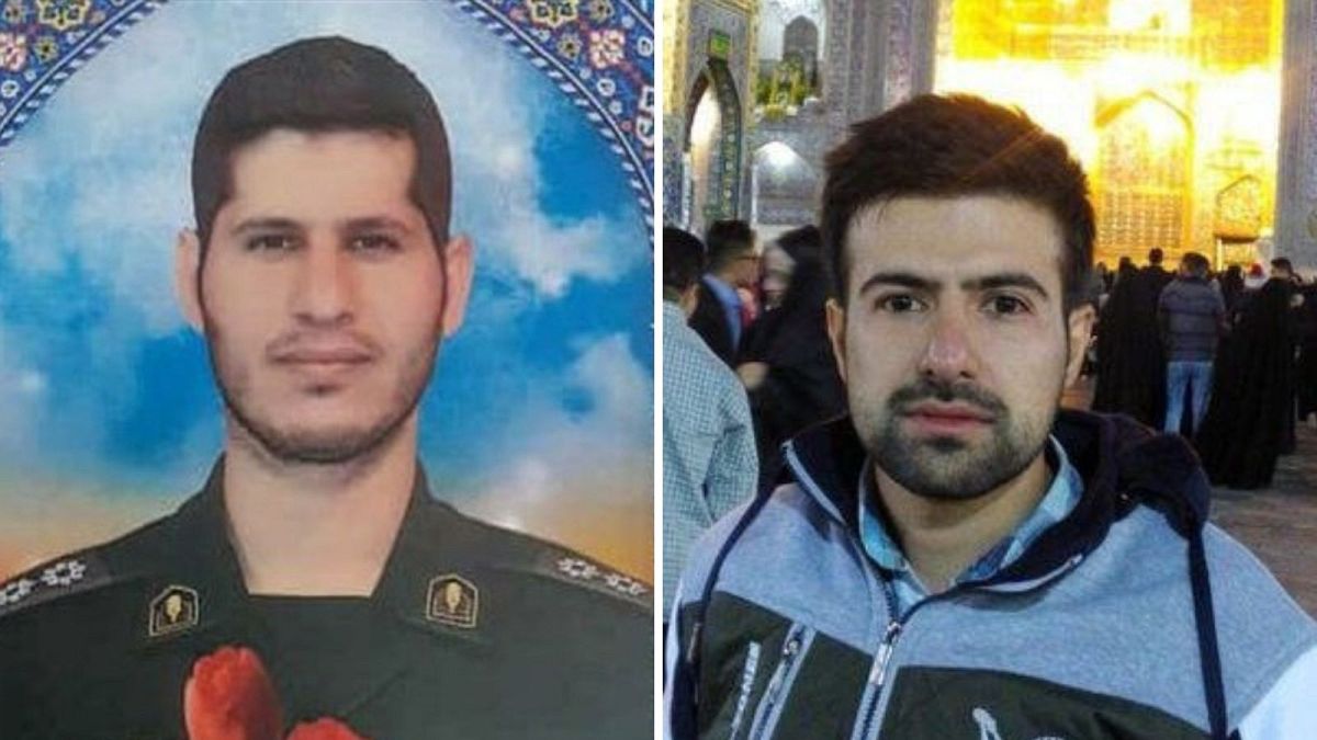«محمد عبدوس» و «علی کمانی» ۲ پاسدار نیروی هوافضای سپاه که امروز کشته شدند.
