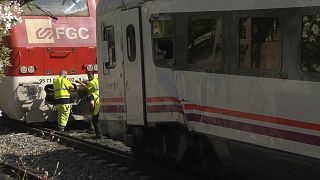 Acidente de comboio em Espanha