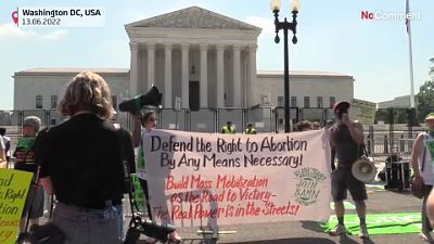 Demonstration für das Recht auf Abtreibung in Washington