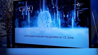 El superordenador Lumi entró en servicio el lunes en Kajaani (Finlandia).
