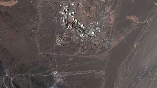 تصویر ماهواره‌ای از سایت نطنز