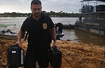Polícia federal em buscas por Dom Phillips e Bruno Pereira na Amazónia