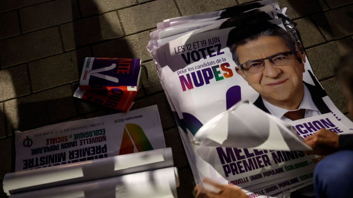 The left-wing NUPES alliance is led by former presidential candidate Jean-Luc Mélenchon.