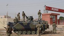 یکی از ایستگاه‌های نظامی ترکیه در شمال سوریه