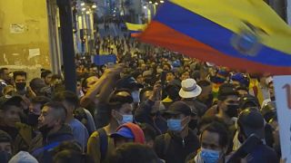 El jueves se cumplió el cuarto día de movilizaciones en las calles de Quito
