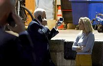 O πρώην αντιπρόεδρος των ΗΠΑ Μάικ Πενς κατά τη διάρκεια των ταραχών στο Καπιτώλιο