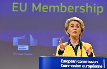 La présidente de la Commission européenne propose d'accorder à l'Ukraine le statut de candidat à l'adhésion