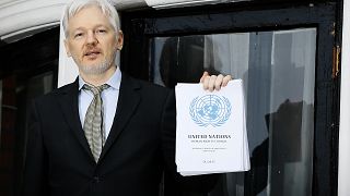 Julian Assange in una foto d'archivio