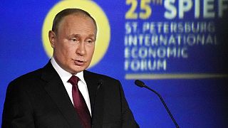 Vladimir Putin ao ataque em São Petersburgo