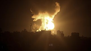 قصف إسرائيلي يستهدف قطاع غزة. أرشيف.