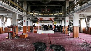 معبد السيخ الهندوسي الذي تعرض لهجوم مسلح في كابول في 25 مارس 2020.