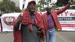 Members of the Maasai community in Kenya support Tanzanian Maasai over controversial eviction