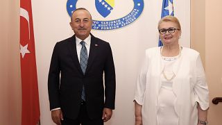 Dışişleri Bakanı Mevlüt Çavuşoğlu Bosna-Hersek Dışişleri Bakanı Bisera Turkoviç’le görüştü